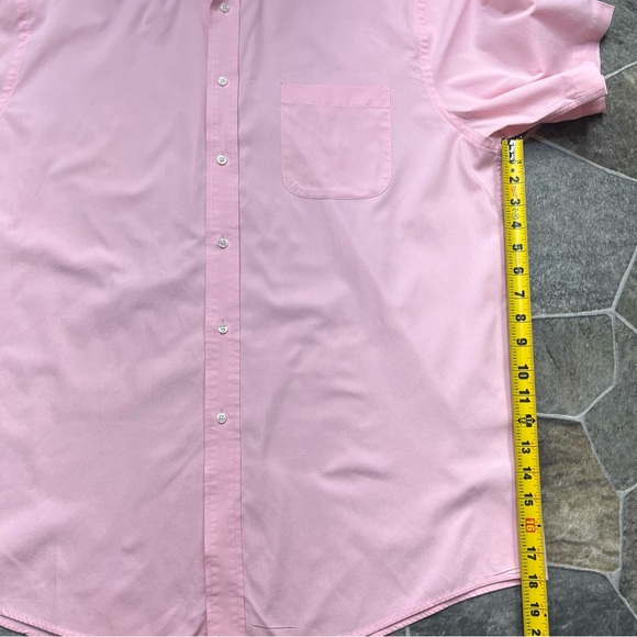 Meeting Street Classic Pinpoint Button Down Short Sleeve Dress Shirt - Picture 9 of 9